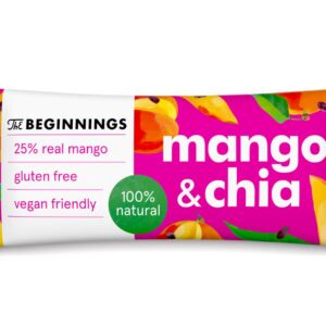 Vegan batoon The Beginnings, mango ja chia seemnetega 40g