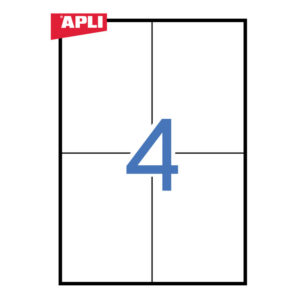 Etiketid Apli ILC 105 x 148mm, 25l/pk