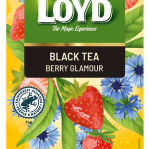 Must tee  LOYD, Berry Glamour 20x1,75 g,kahekambriline teekott  ümbrikus