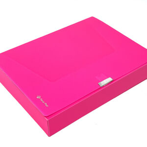 Dokumentide kaust PANTA PLAST Neon, PP, A4, 55 mm, roosa