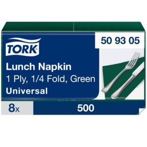 Lõunasöögisalvrätik Tork, 1-kihiline, tumeroheline, 500tk, 509305
