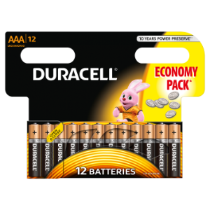 Patarei Duracell AAA LR03, 12 tk