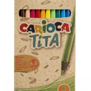 Värvipliiatsid CARIOCA TITA ECOFAMILY, 12 tk