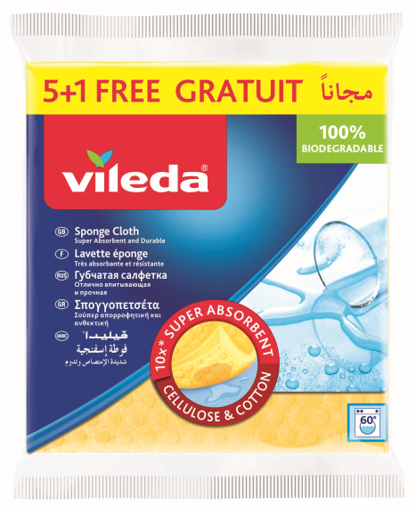 Svammlapp VILEDA 575 Aqua 5+1 tk tasuta