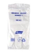 Kilekindad, HDPE, läbipaistvad, suurus L, 100 tk