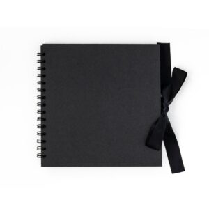 Fotoalbum, must, 205x205mm, 35 lehte, must