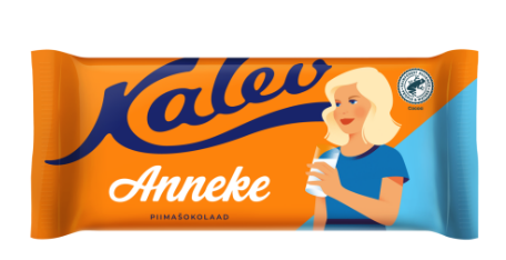 Piimašokolaad KALEV Anneke, 100 g