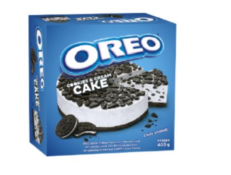 Külmutatud kook, ALMONDY, Oreo Cookies&Cream, 400 g