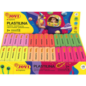 Plastiliin JOVI, 30tk, 50g, neoon