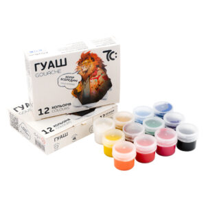 Guaššvärv GAMMA, 12tk, 16ml