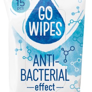 Niisked salvrätikud GOWIPES Antibact D-Panthenol 15tk