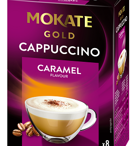 Cappuccino MOKATE GOLD kohvijook karamellimaitseline 12.5g x 8
