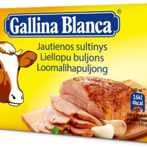 Loomalihamaitseline puljongikuubik GALLINA BLANCA 8*10g