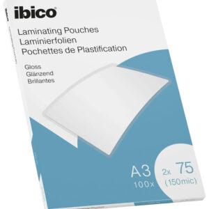 Lamineerimistaskud Ibico A3 75M. Gloss/100