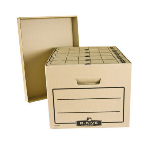 Arhiivikarpide konteiner Fellowes 260x415x325mm, pruun kartong 3Re