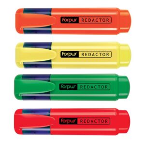 Tekstimarker Forpus Redactor, 2-5mm, 4-värvi