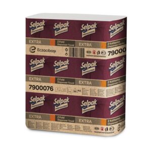 Paberrätik SELPAK, PRO Extra Z-Fold jaoturile, 2 kihti, 200 lehte