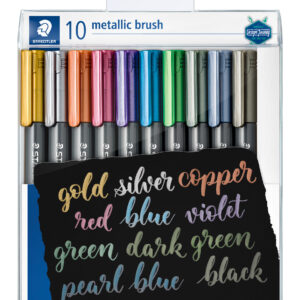Markerite komplekt STAEDTLER Metallic Brush, 10tk