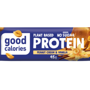 Vanilje proteiinibatoon GOOD CALORIES maapähklite ja datlitega 45g