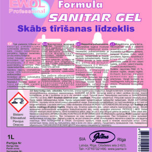 WC Puhastusvahend Ewol Professional Formula Sanitar GEL 1L