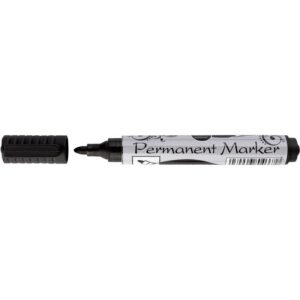 Marker permanentne Centrum, koonusots 2-4mm, must