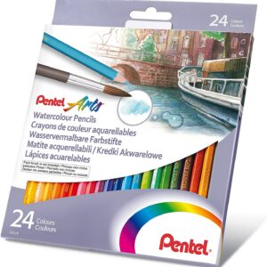 Värvipliiatsid ARTS, akvarell, 24 värvi