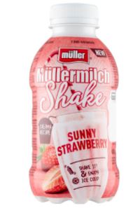 SHAKE MÜLLERMILCH Maasika 5% 400g