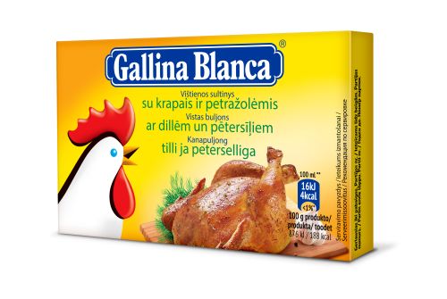 Kanapuljong GALLINA BLANCA tilli ja peterselliga 8*10g