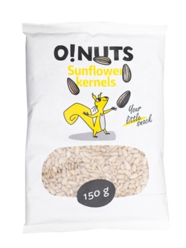 Päevalilleseemned O!NUTS, 150g