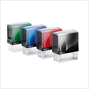 Tempel COLOP Printer 20 INNOVATION, must korpus, sinine padi