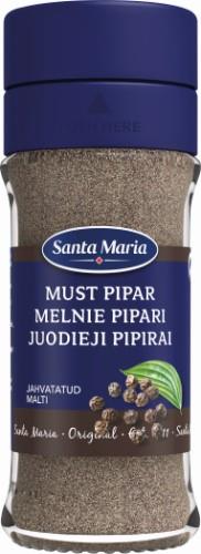 Must pipar SANTA MARIA jahvatatud klaaspurk, 36g
