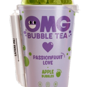 Teejook OMG, passioniviljamaitseline õunamullidega, 270 ml