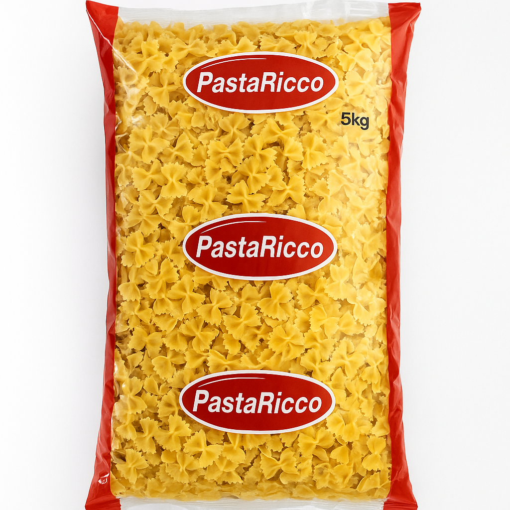 Pasta PASTA RICCO Farfella durum 5 kg