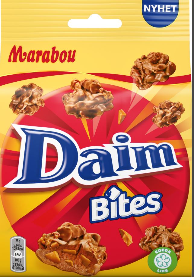 Kommid MARABOU Daim bites, 145g