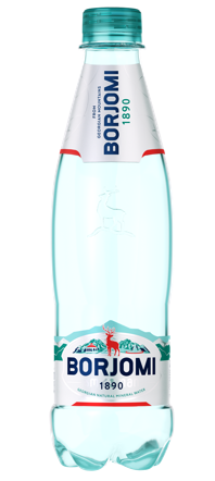 Mineraalvesi Borjomi 0,5l, gaseeritud, plastpudel