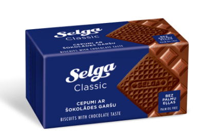 Küpsised SELGA Šokolaadimaitselised, 180g