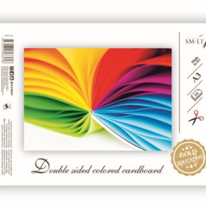 Värviline kartong, SMLT A3, 190g,16l (8värvi)