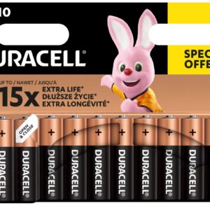 DURACELL AA patareid 10 tk