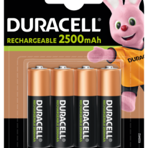 Akupatareid DURACELL AA 2500 mAh, 4tk