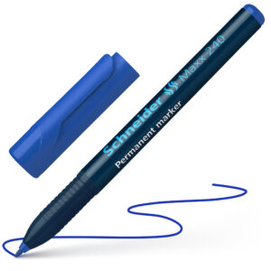 Marker permanentne Schneider 240 kooniline 1-2mm sinine