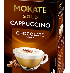 Cappuccino MOKATE GOLD kohvijook šokolaadimaitseline 12.5g x 8