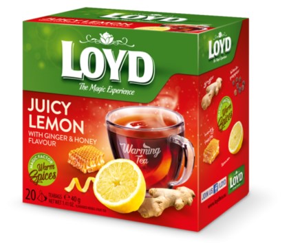 Tee LOYD sidruniingveri ja meemaitseline 20 x 2g
