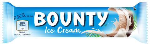 Jäätise batoon BOUNTY 39,1 g