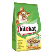 Kassitoit KITEKAT kuiv kanaliha ja köögiviljadega, 1,8 kg
