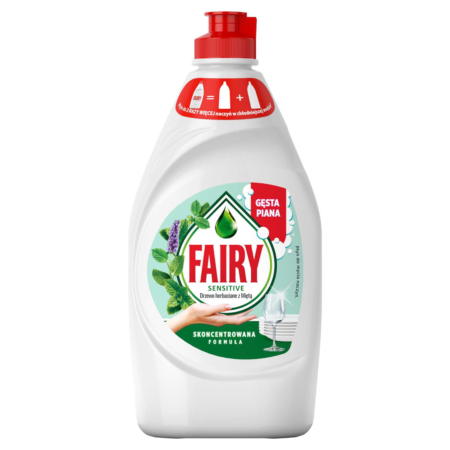 Nõudepesuvahend FAIRY, Sensitive Tea Tree & Mint 450ml