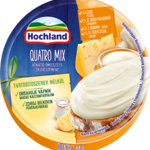 Sulatatud juust HOCHLAND Quatro Mix, 140g