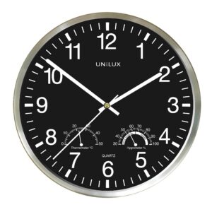 Seinakell UNILUX WETTY 30cm termomeetri ja hügromeetriga