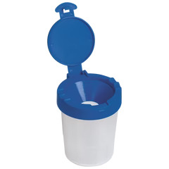 Vees tops koos kaanega BRUNNEN, Ø 8 cm, sinine