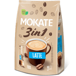 Kohvijook MOKATE 3in1 Latte , kott 150g (15g x 10)
