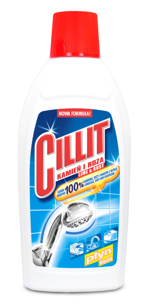 Puhastusvahend lubjasette ja rooste eemaldaja, Cillit, 450ml